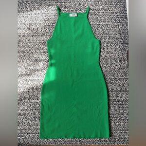 Cos Green Mini Sleeveless Dress Size Small